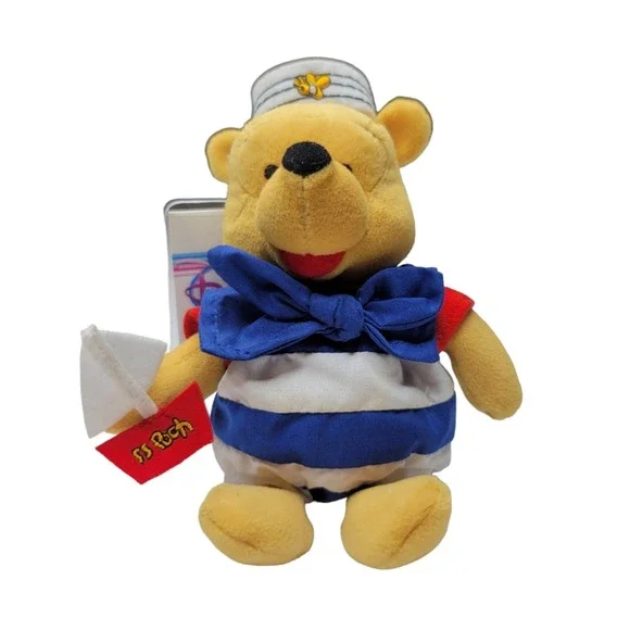 Lot Of 3 Winnie The Pooh Stuffed Animals Collectibles NWT Vintage Stuffies - Picture 4 of 13